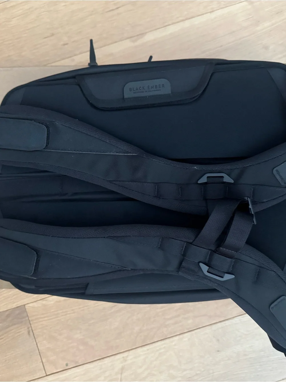 Black Ember - Shadow 22 - Men's Black Minimalist Backpack -